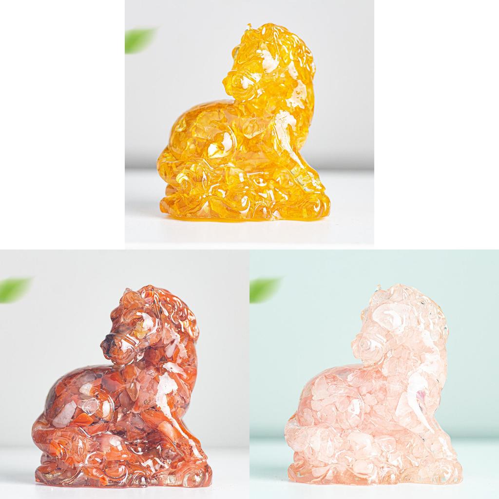 Natural Crystal Resin Figurine With Success Symbol For Home Decoration Gift