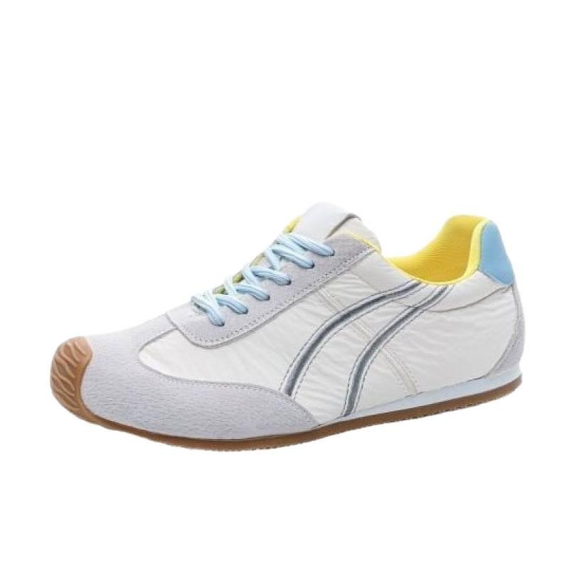 2025 Spring and Summer New Leather Soft-soled German Training Shoes Women's Casual Flat-bottomed Versatile Sports Student Women's Shoes Trendy Cool