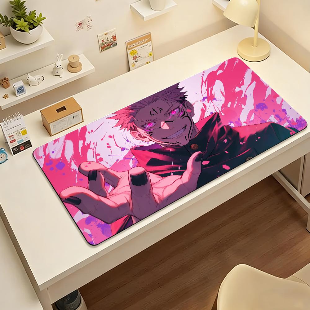 Tappetino Mouse Anime J-Jujutsu K-Kaisen Computer Laptop Gomma Antiscivolo Mouse Mat Mousepad Decorazione per Gamers Tappetino da Scrivania