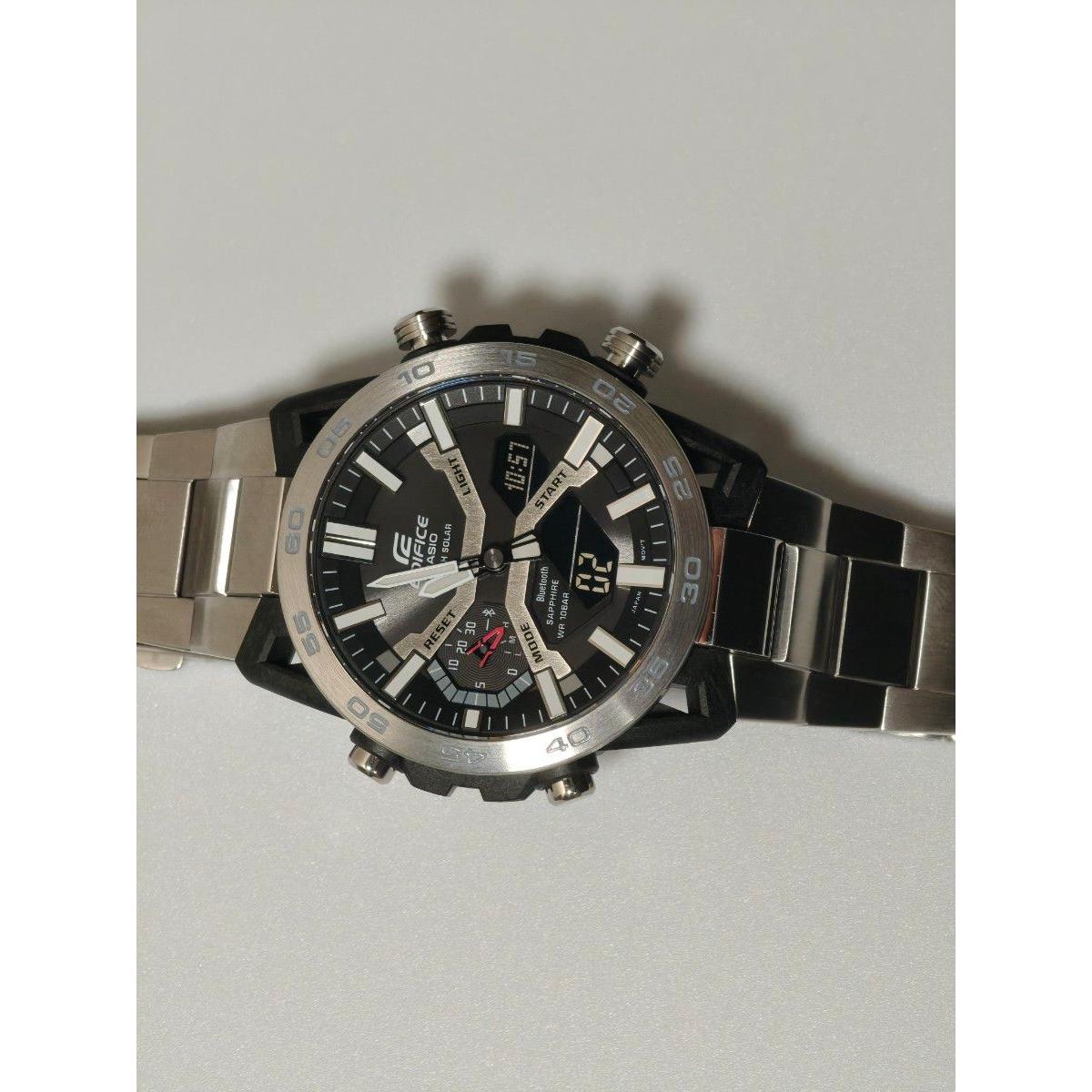 Used CASIO Edifice EQB-2000YD Edifice Watch Bluetooth Solar Watch Sapphire Glass