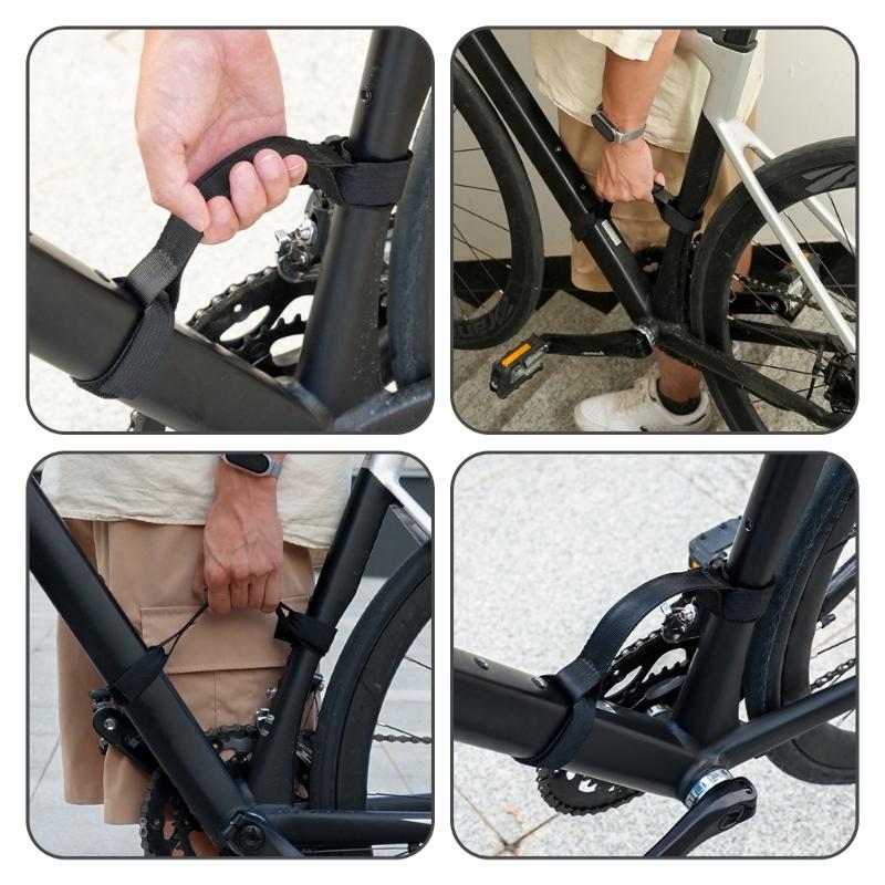 Haltbarkeit Nylons Fahrrad Tragegriff Gurt Multifunktionale Schnallen Lenkerband für Stadtradfahrer und Studenten