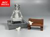 Non-Toxic Moc Bricks Mini Cube Statue Fountain Architecture Diy City Street View Model Building Blocks Accessories Children'S Toys