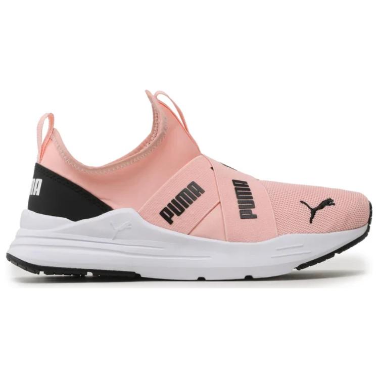 Puma Wired Run Slip On Jr Comfortable Versatile Low Top Lifestyle Casual Shoes Women Sneaker Pink 381993-09