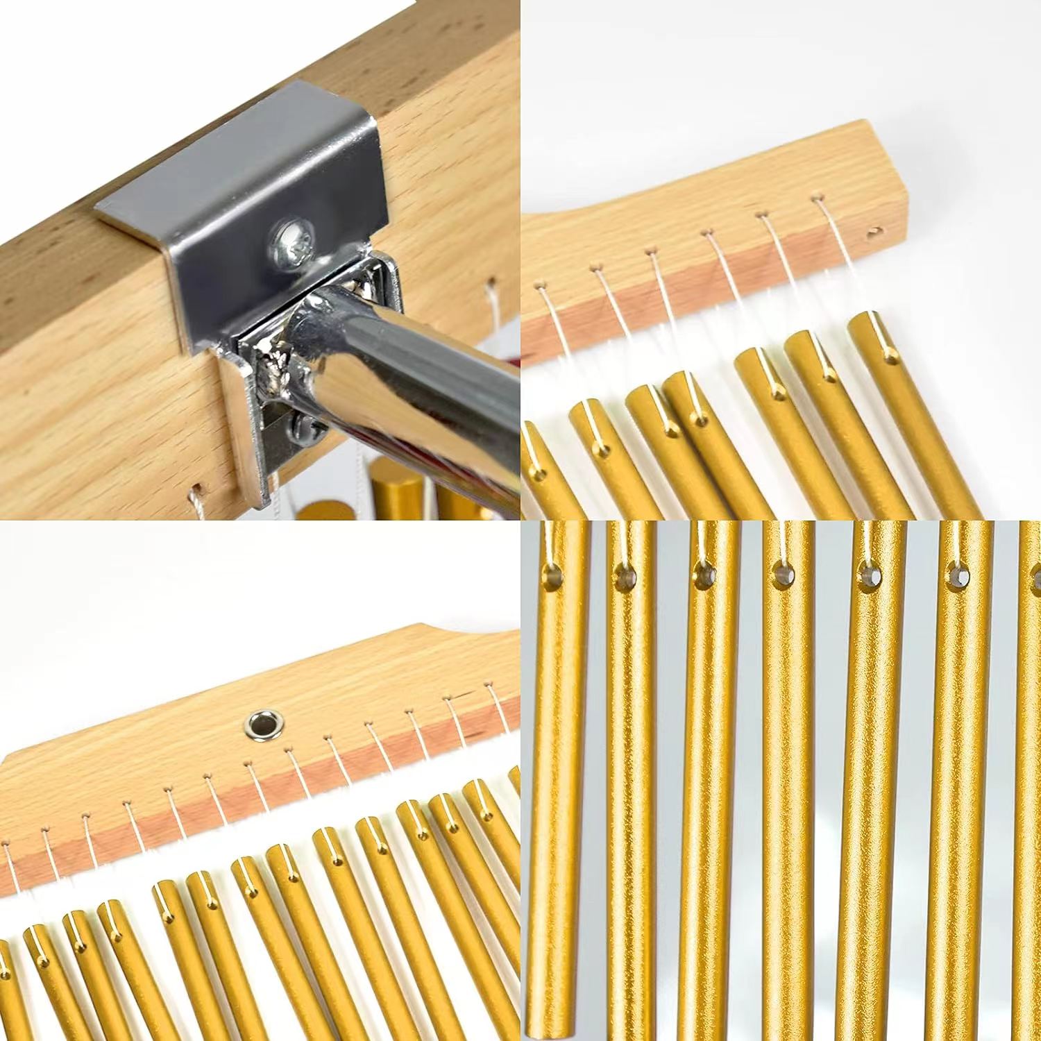 Good Quality Bar Chimes With Adjustable Stand 36 Note Single-row  Wind Chimes Percussion Instruments