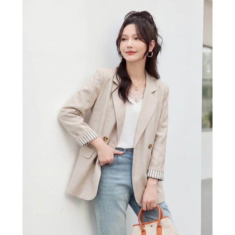 TERRE BLEUE Women s Loose Fit Commuter Blazer XL