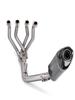 ZX4R/ZX4RR Stainless Steel Full Exhaust System: Front, Middle, and Rear Sections - Non-Destructive, Direct Installation
