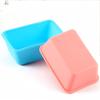 10pcs Silicone Cake  Mold, High Temperature Resistant Rectangular Small Loaf Pan, Toast Muffin