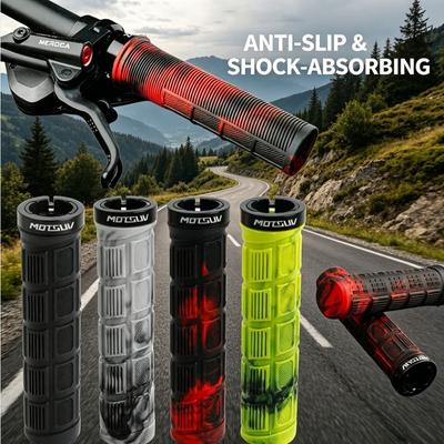 Shock Absorbing Bicycle Grips Non-Slip Rubber Handle Bar Grips  Cycling Accessories