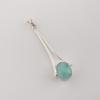 Natural Amazonite Gemstone 925 Sterling Silver Handmade Jewelry Designer Pendant 1.79" PP-69-28