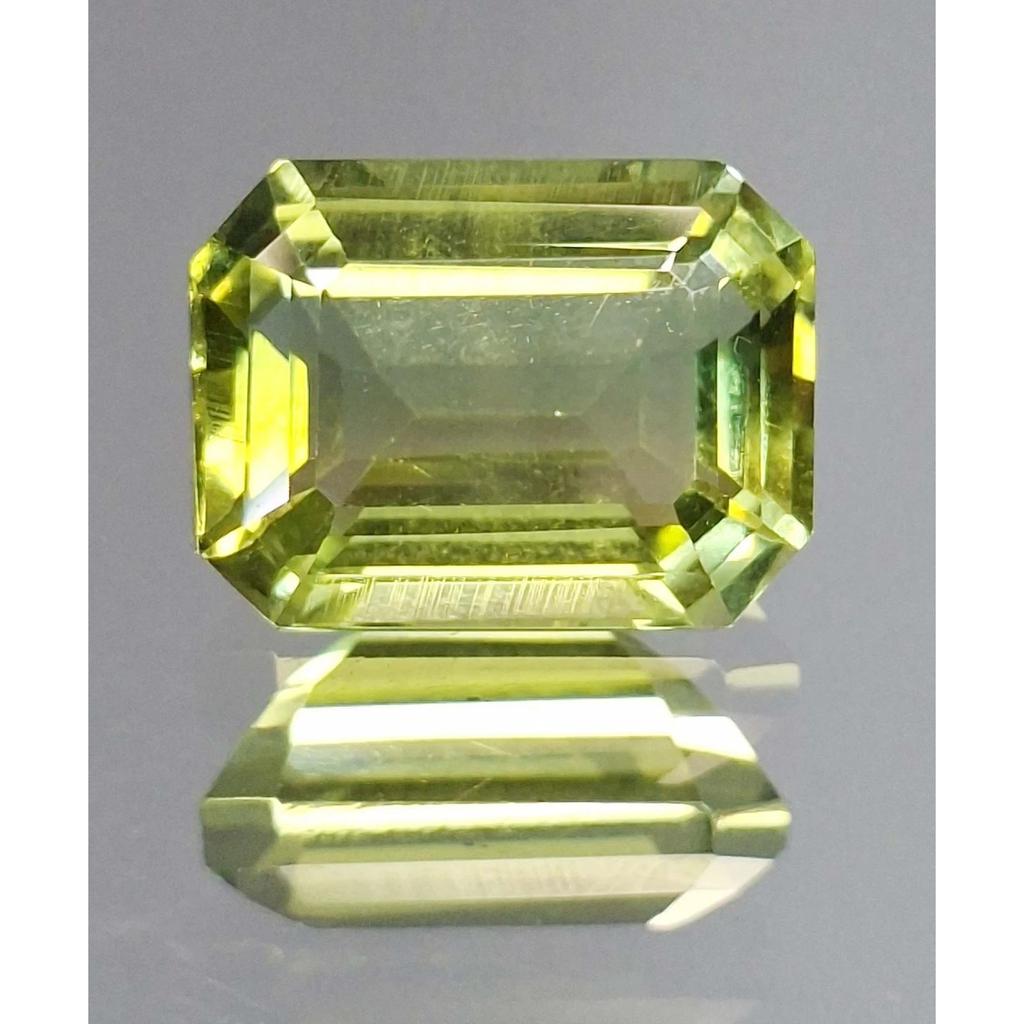 Natural Bi-Color Tourmaline Emerald Cut 10-12 Ct Stunning Certified Gemstone