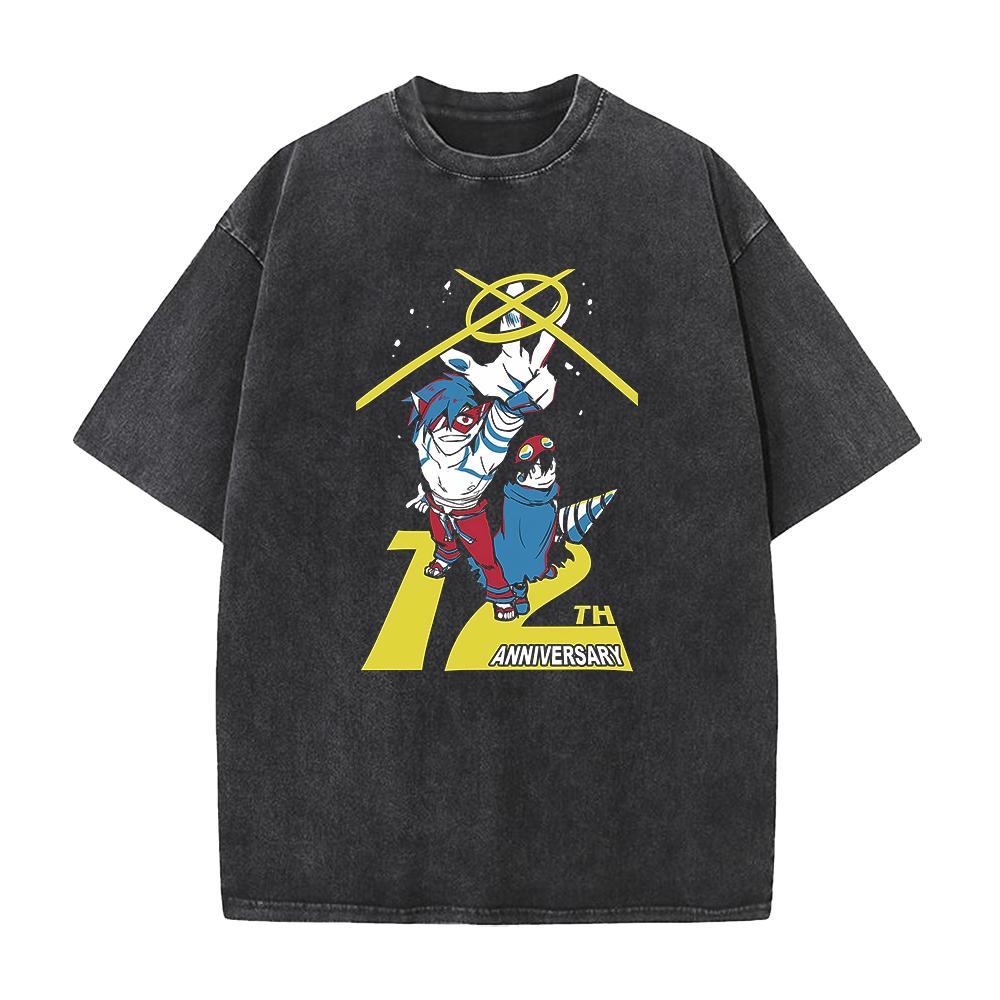 Tengen Toppa Gurren-Lagann Manga Tričko Kamina Potisk Tričko Pánské Unisex Oblečení Vintage Prané Tričko Oversized Tričko Top