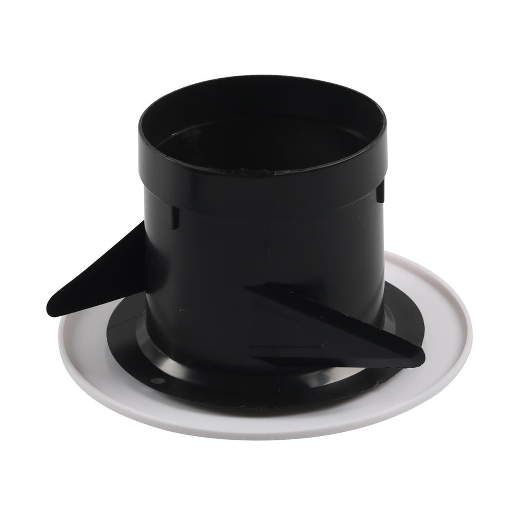 Aerisire rotundă îmbunătățită Capac grilă de ventilație Soffit Aerisire Instalare ușoară utilizată pentru ventilație de bucătărie, birou, baie