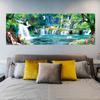 Peisaj colorat natural Imagini HD Cascada și păsări zburătoare Pictură pe pânză Artă de perete pentru decorarea camerei de zi Fără încadrare