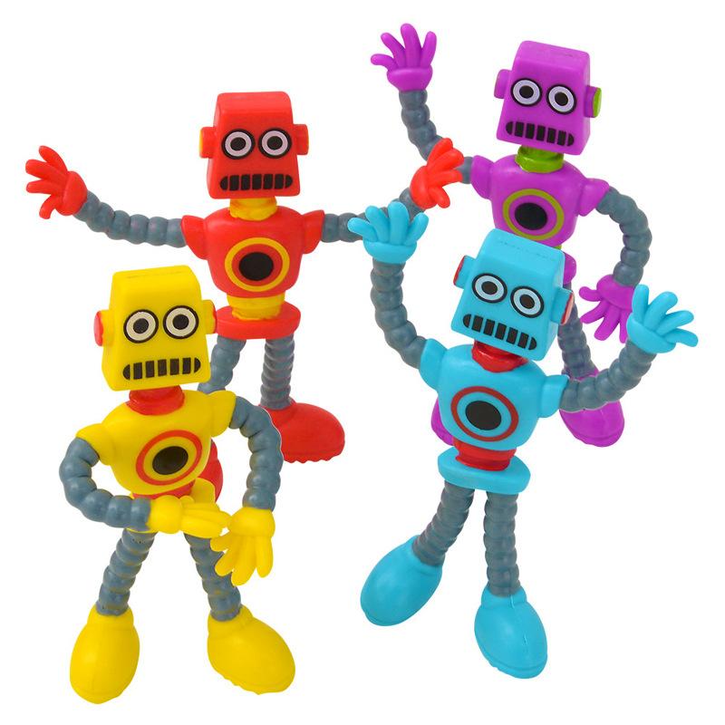 

Figets Toys Creative Wire Robot Twisted Tdeformed Ever-Changing Doll Fun Decompression Tricky Children Toy Christma Gift (As shown-32032)-