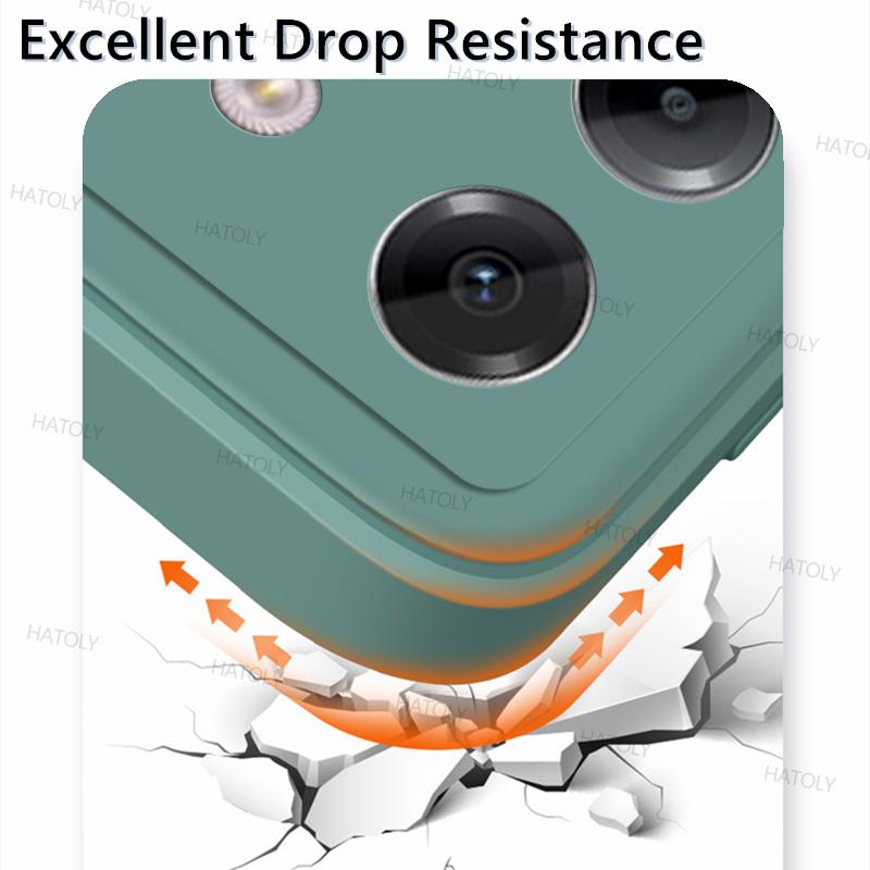 Für Xiaomi Poco M7 Pro 5G Hülle Xiaomi Poco M7 Pro 5G Hülle Stoßfest Luxus TPU Flüssigsilikonhülle Für Xiaomi Poco M7 Pro 5G