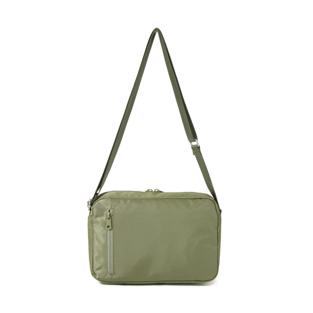 Brompton London Commuter Square Cross Bag - Khaki (P245Acr104)