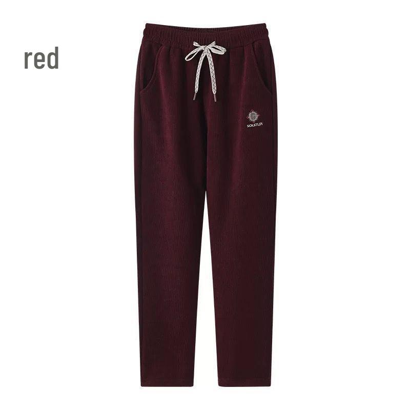 Women's Ultra-Thick Velvet-Lined Winter Casual Pants – Plus Size, Fashionable European Style
