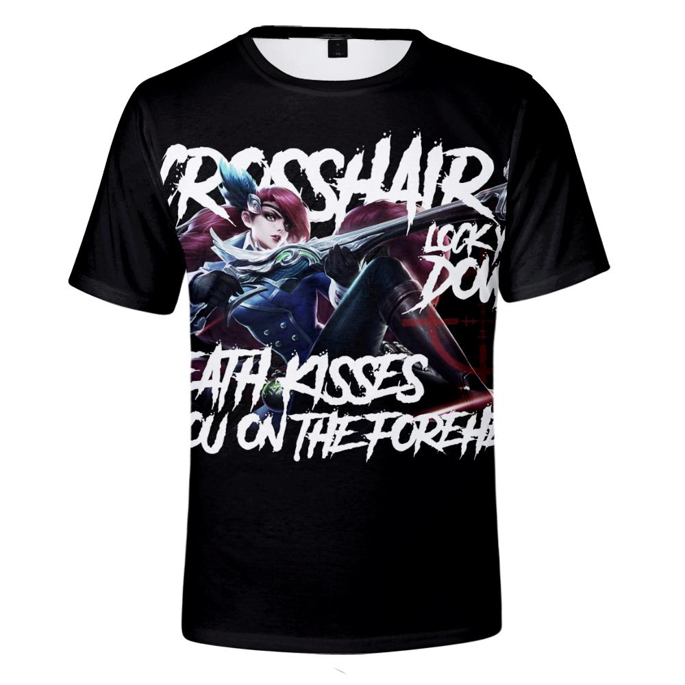 Mobile Legends Ženy Pánská trička Grafická košile s 3D potiskem O-neck Oversized Krátké rukávy Móda Pánské oblečení Streetwear