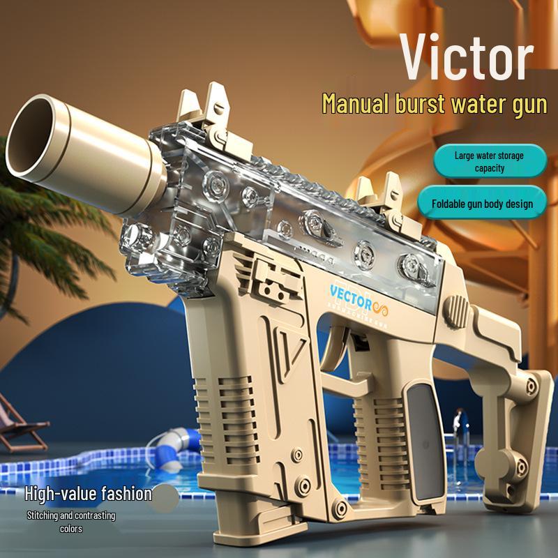 Large-Size Manual Press Water Gun Toy for Kids - New Summer Style