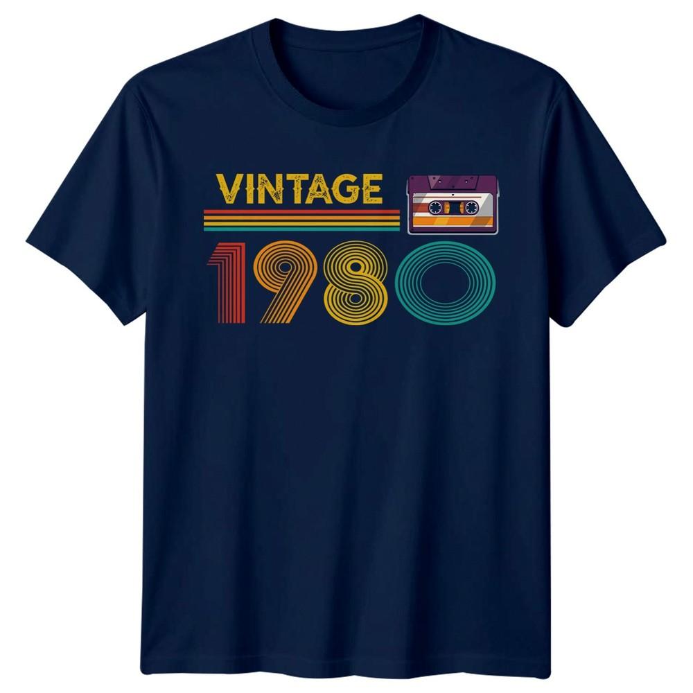 Vintage 1980 Cassette Tape 46th Birthday Gift Unisexs T Shirt