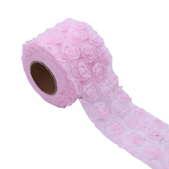 Dobře vypadající jednobarevné krásné 3D dárkové balení stuha šití