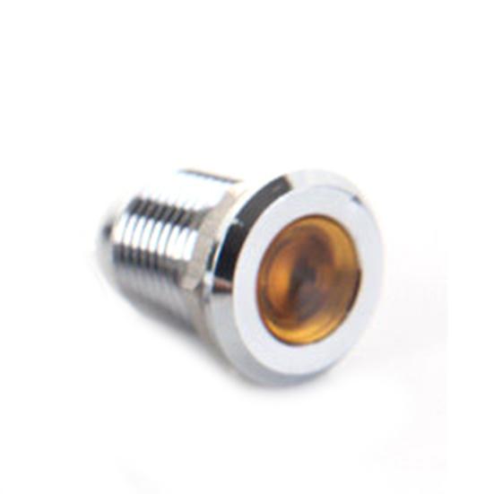 1 stk 12 mm 6/12/24/220V minisignaler Strømforsyning LED metallindikatorlampe