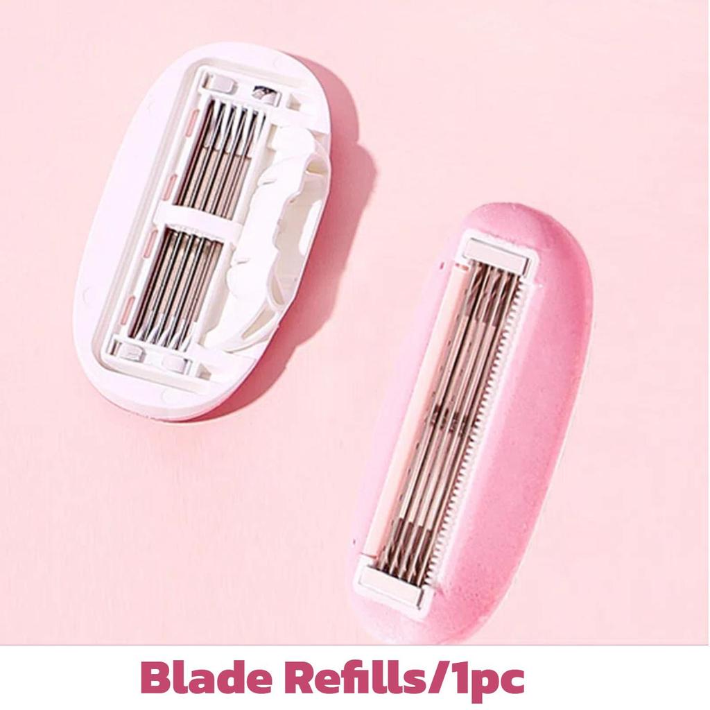 Women's Full-body Hair Removal Device, Non-disposable Manual Hair Removal Razor with Soap Holder - washable,Reuseabale