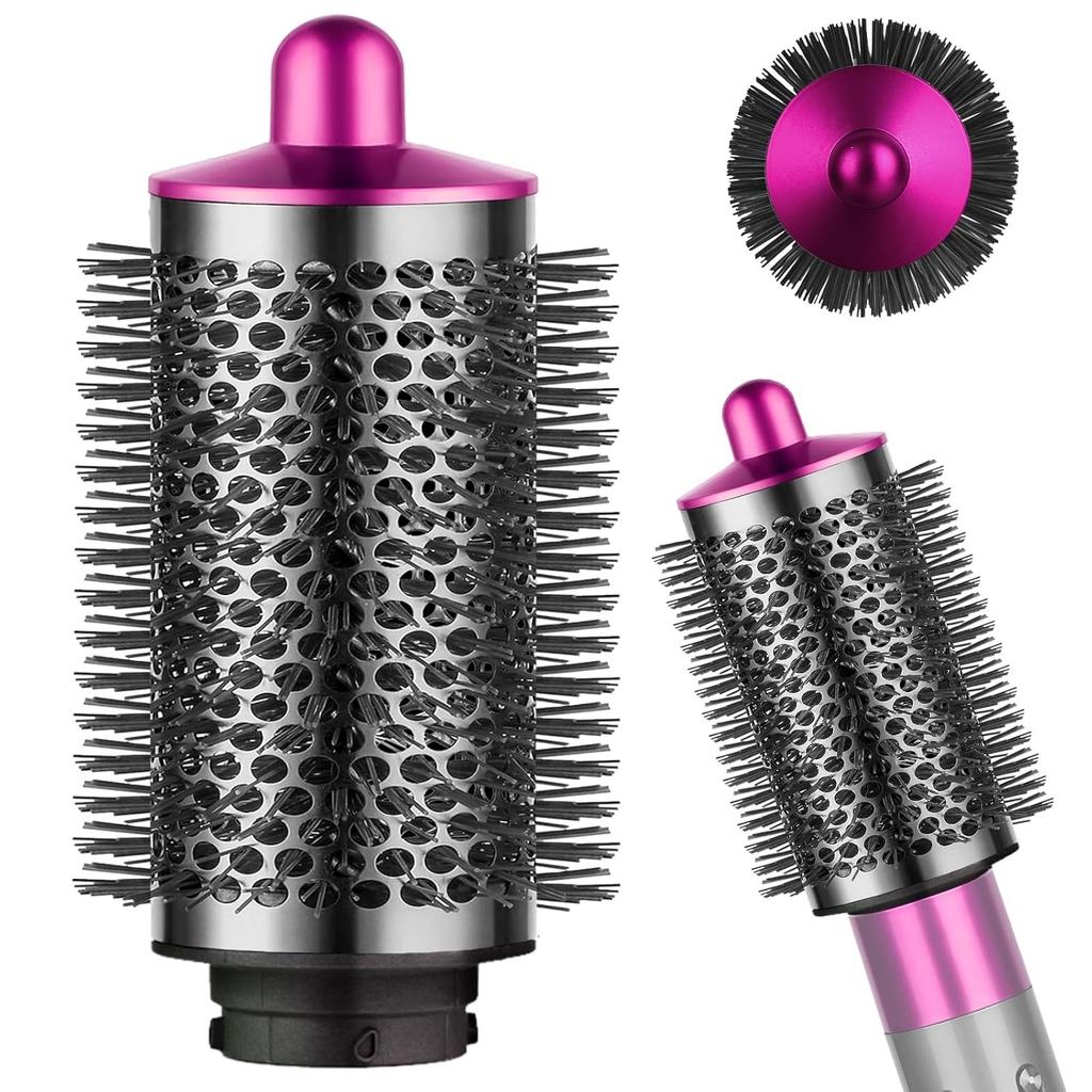 Perie Mare Rotundă pentru Volumizare pentru Accesorii Dyson Airwrap, Nichel/Cupru, Volumizator Oval Mai Mare pentru Coafare Pufoasă