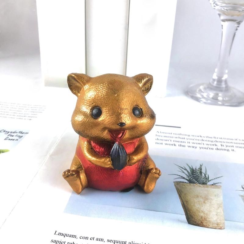 Silicone Scented Candle Moulds Soap Molds Squirrel Shaped Silicone Clay Mould Hand-Making Accessories for Soap Candle