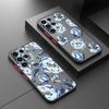 Cartoon Bule Flower Case for Samsung Galaxy S26 S20 FE S25 Ultra S22 S23 FE S24 Plus S21 Note 20 Ultra 10+ Funda Back Phone