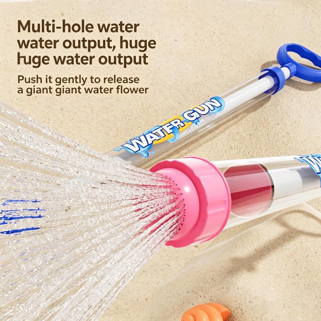 Fireworks Spray Water Pull-Back Water Gun Outdoor Splash Games for Pool Beach Activitie Summer Interactive Water Spray Toys