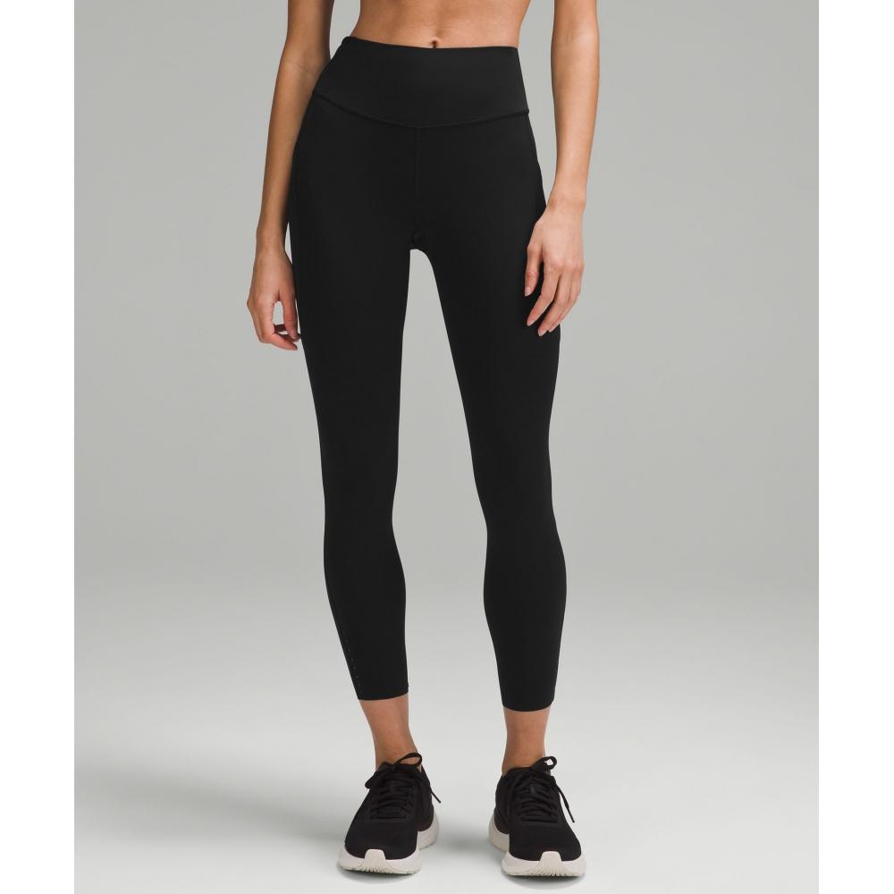 

Lululemon Быстро и бесплатно Высокая талия Tight 25 карманов обновленный черный 8/25