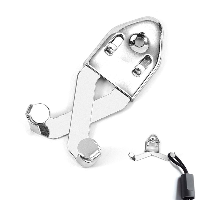 2Pcs Metal Single Sword Wall Mounted Vertical Sword Display Hooks Universal Sword Holder Multifunctional Skateboard Storage