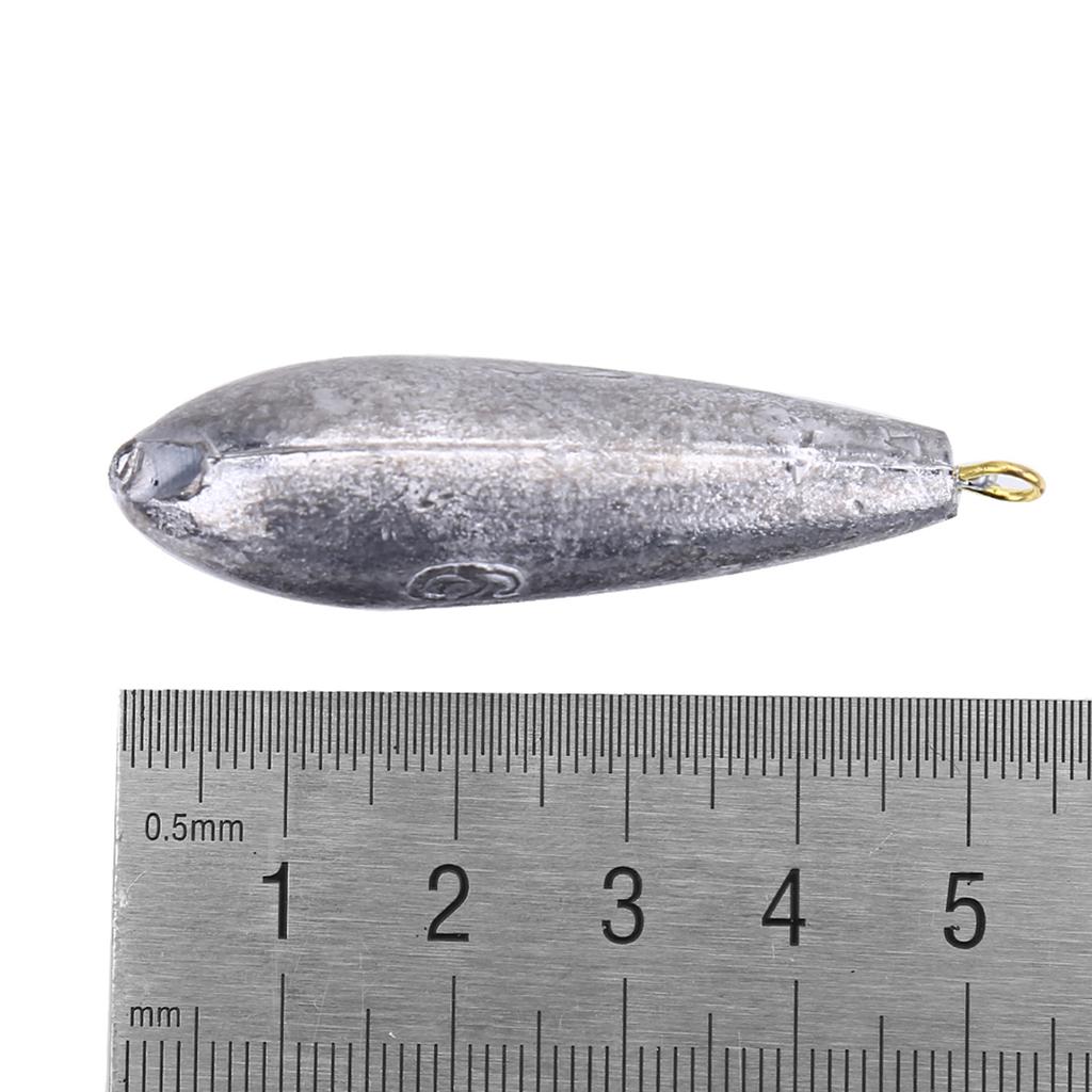 6Pcs New Fishing Weights Sinkers Shape Casting Fishing Tackle (10g)