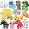 30-Piece Farm Animal Toy Set for Toddlers: 10 Farm Animals and 10 Barns with 10 Keys - Montessori Educational Toy Play Game - Perfect Toy for Babies