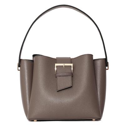 REAIMER Flap Belt Genuine Leather Handbag Mhl25010 Bag Taupe
