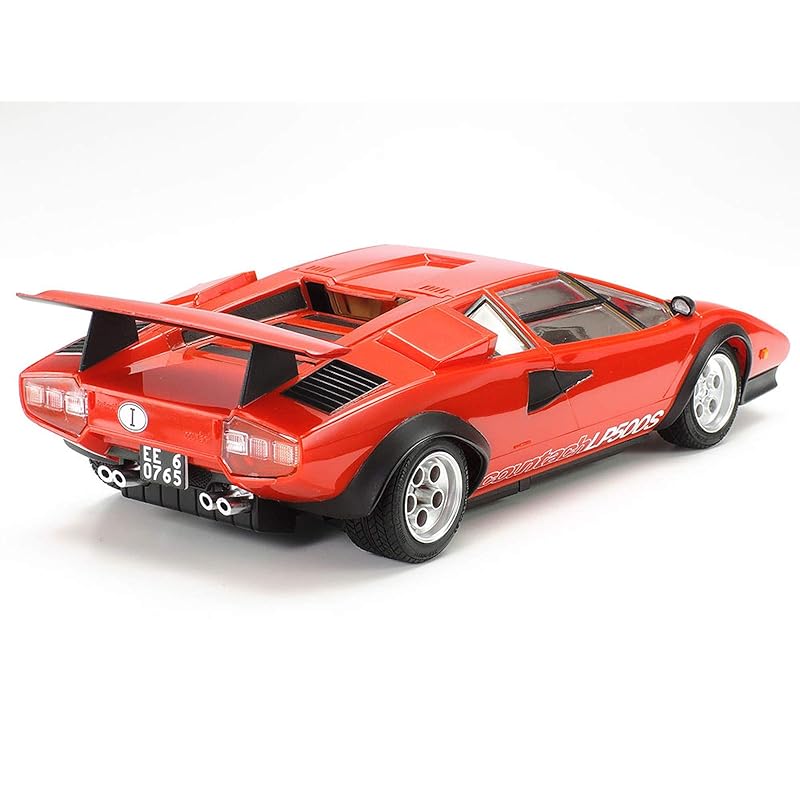Tamiya 1/24 Scale Special Project Product Lamborghini Countach LP500S (Clear Coat Red Body) Plastic Model 25419