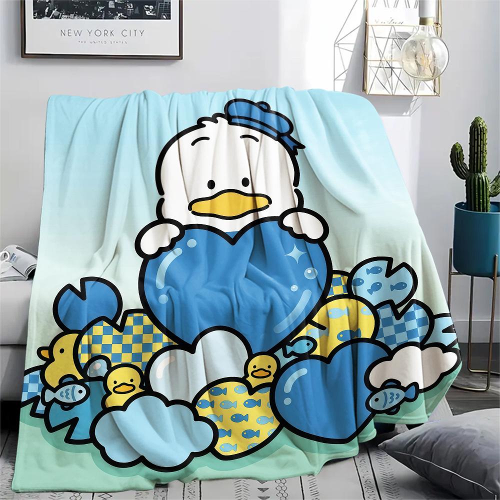 1PC Tuxedosam Print Flannel Blanket, High Quality All Seasons, Home Decor, Warmth and Comfort, Perfect for Christmas Gifts