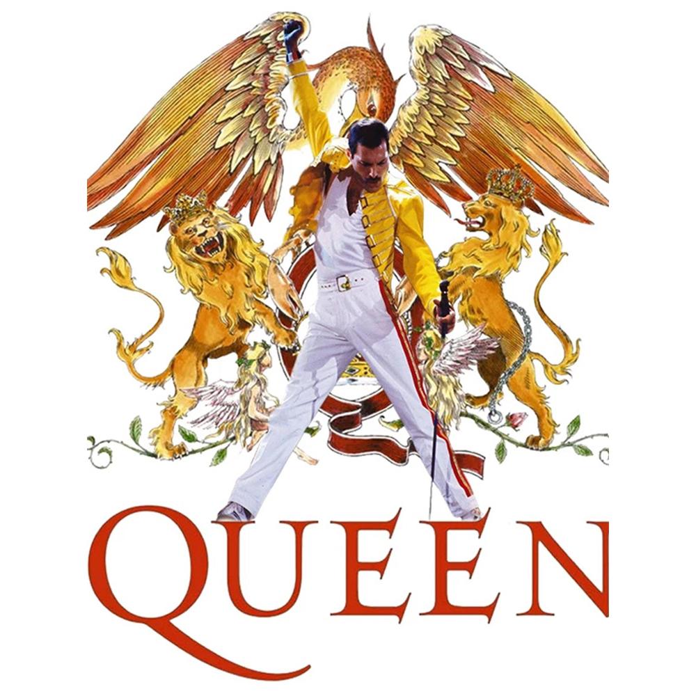 Freddie Mercury Klasické 5D DIY Diamantové Malování Umění Kapela Queen Zpěvák Portrét Výšivka Křížkový Steh Plné Kamínky Domácí Dekorace