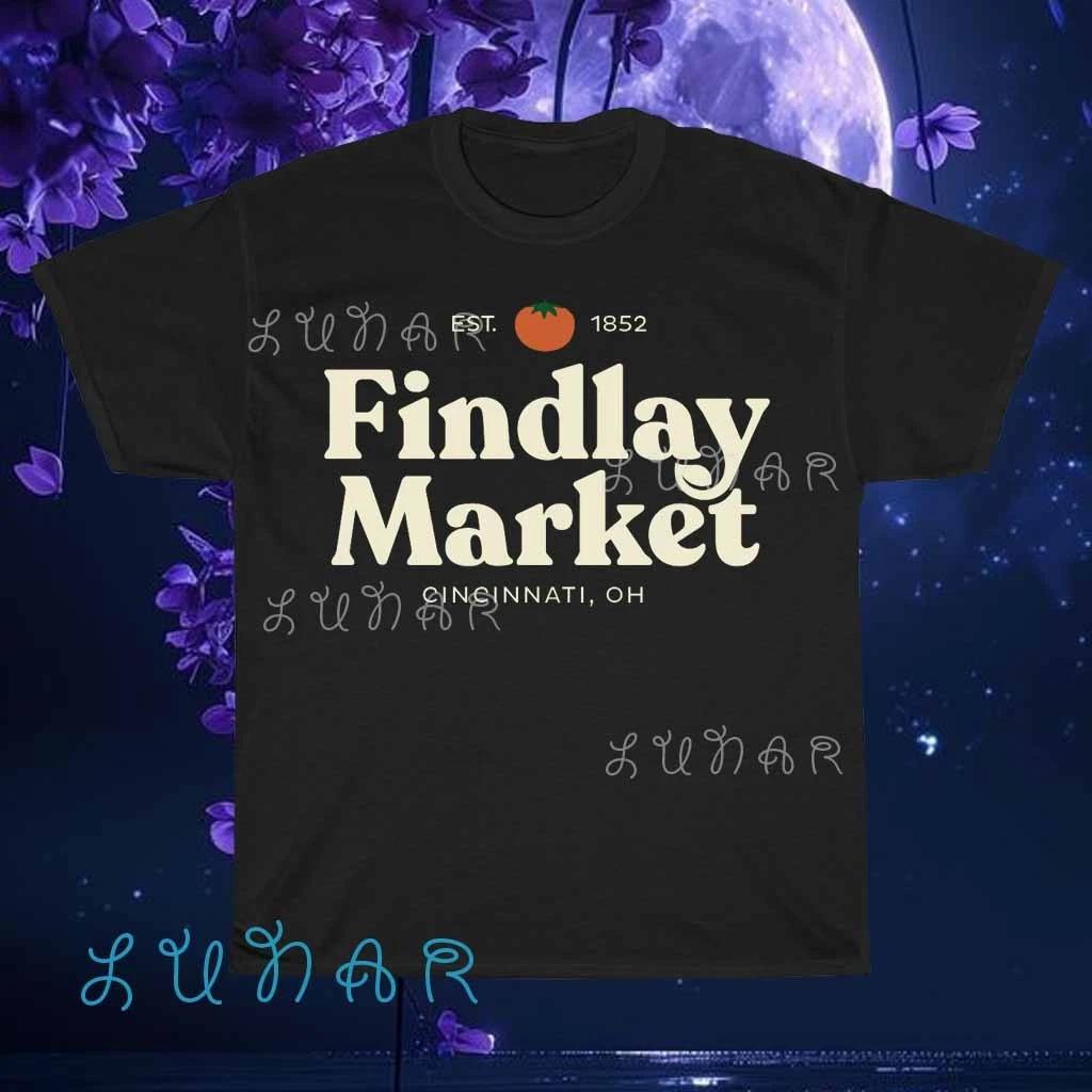 New Shirt Findlay Market Logo T-Shirt Logo American T-Shirt Funny Size S to 5XL S