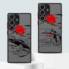 Cartoon Sunset Car Funda Back Phone Cover Case for Samsung Galaxy S20 FE S22 S21 S25 Ultra S26 S23 FE Note 20 Ultra 10+ S24 Plus