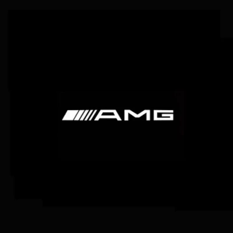 C200 E200 New 2025 For Mercedes Benz 2PCS/Set Car Door Light Laser Logo Decor Project Ghost Lamp Mercedes Benz A B C M ML GLA GL