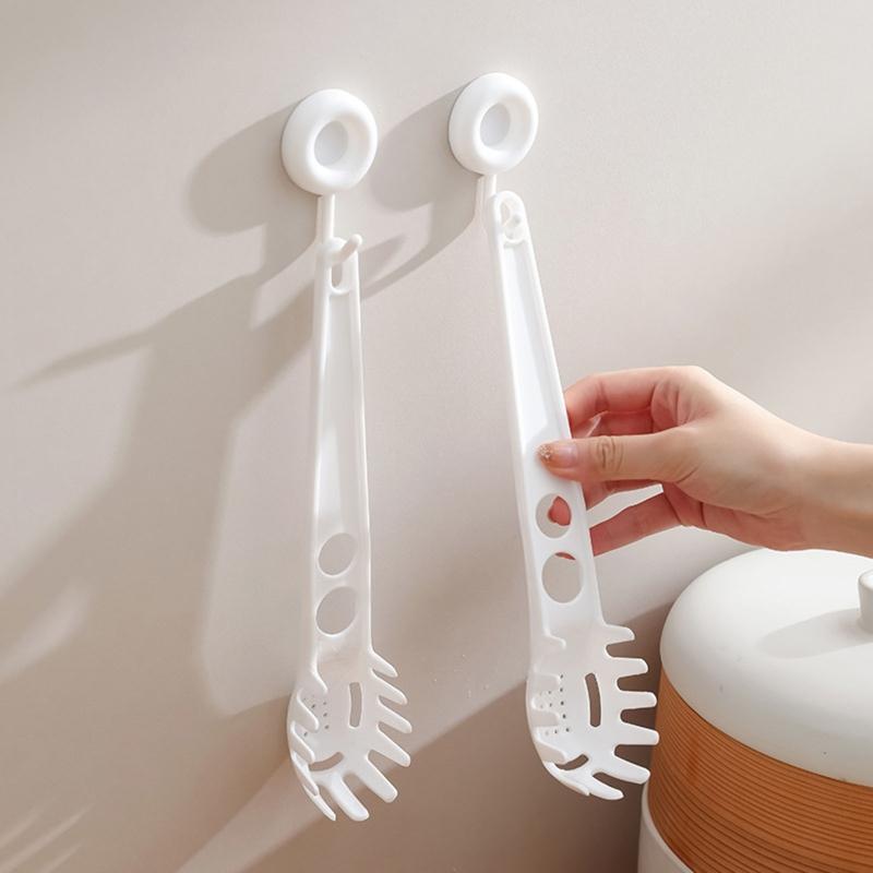 Noodle Spaghetti-Ladle Slot Spoon Food Grade Plastic Colander Kitchen Gadget Gift for Cooking Lover Easy Use Clean Tool