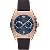 Federico Blue Brown Leather Men's Quartz Chronograph AR11563
