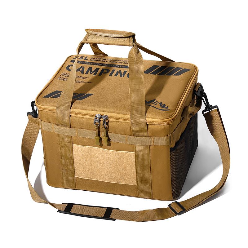 

25L Outdoor Folding Storage Bag for Barbecue, Picnic, and Camping Cookware