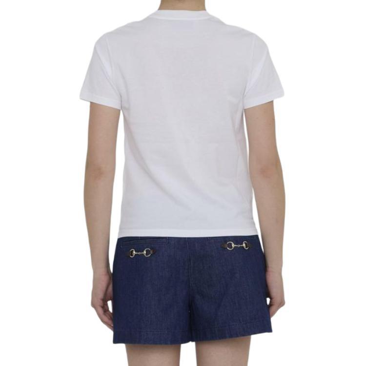 (WMNS) Gucci T-Shirt 'Lido White' Women's 787299-XJGNW-9074