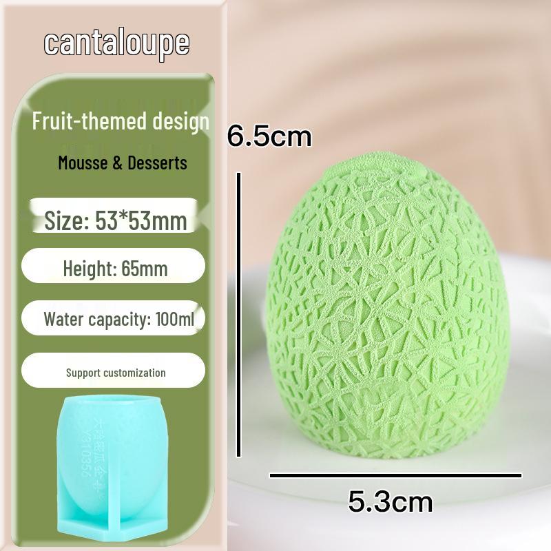 Mango Mousse 3D Fruit Silicone Mold for Ice Cream, Popsicle, Cake, and Dessert