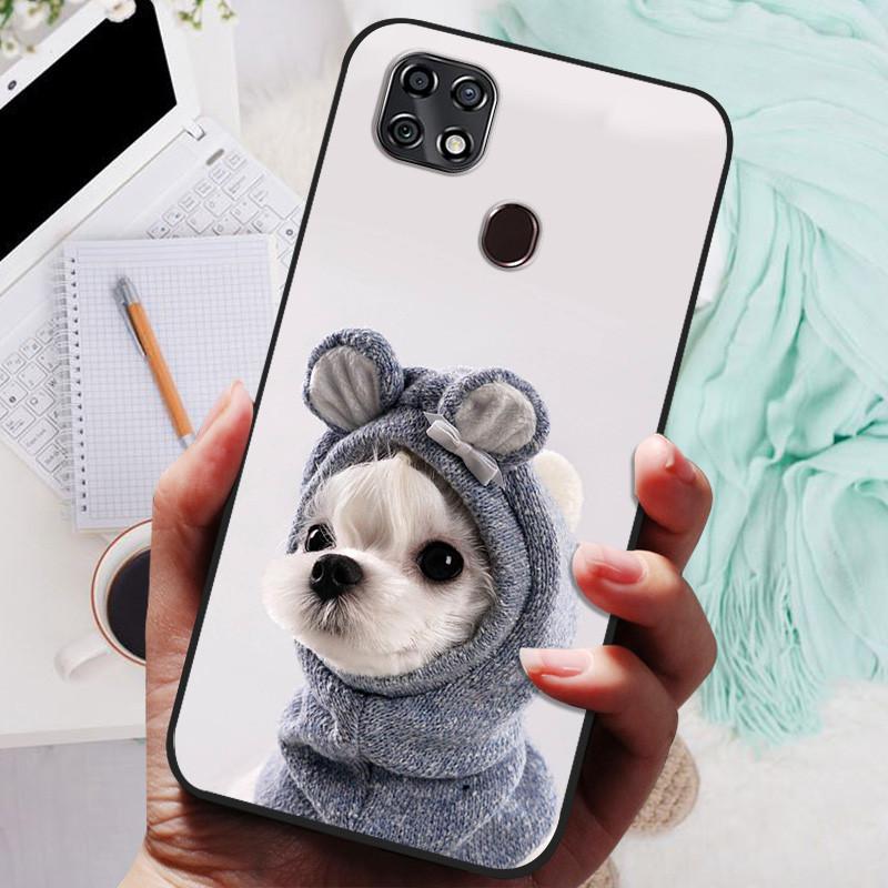 For ZTE Blade 20 Smart Case Black Cover Lion Wolf Silicone Soft Back Cases For ZTE Blade 20 Phone Case Blade20 Protective Shell