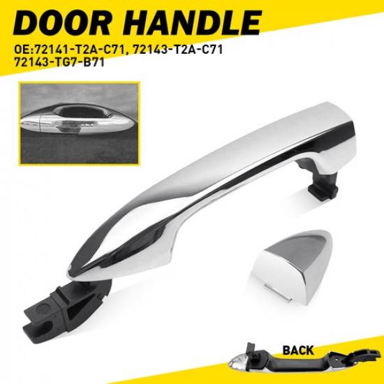 Front Right Passenger Exterior Door Handle For 17-20 Honda Pilot 13-17 Accord EA