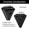 Outdoor Solar Infrared Motion Sensor Alarm 119db Siren Strobe Light IP11 Waterproof Villa Farm Yard Garden Security Alarm System